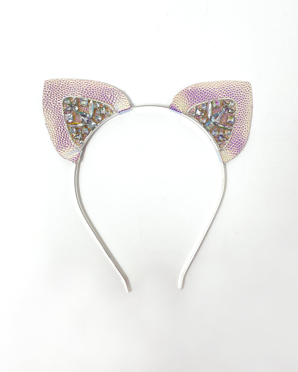 Silver Iridescent Mysticat Cat Ears
