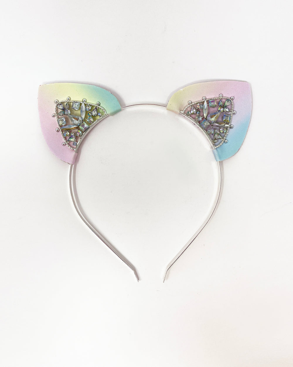 Pastel Rainbow Mysticat Cat Ears