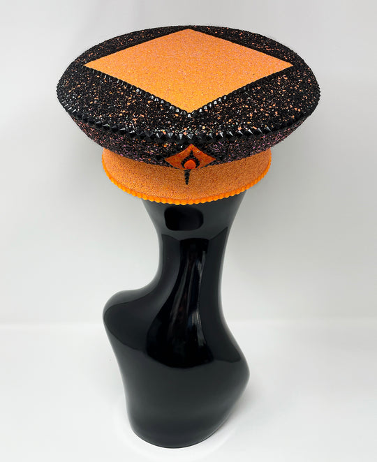Orange UV Signature Captain Hat